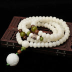 Qiu's Jewelry Natural Bodhi Seed Bracelet for Meditation