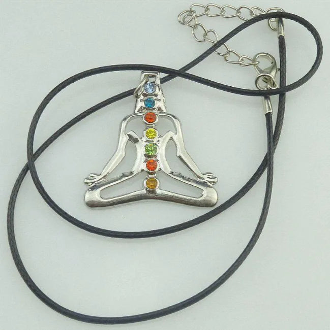 Yoga Meditation Buddha Pendant Necklace