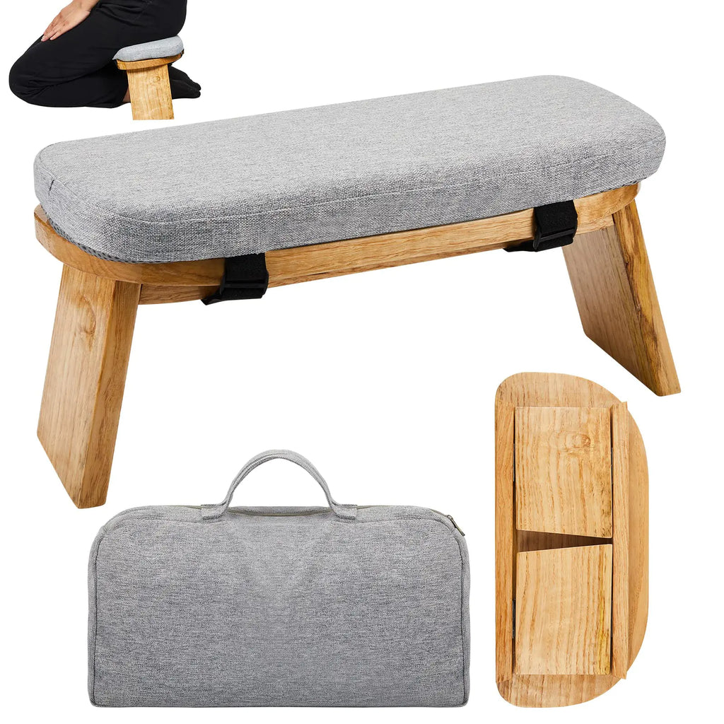 Still Becoming™ Supported Meditation Bench (Knee-Friendly Seat)