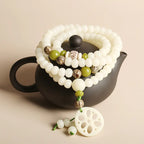 Qiu's Jewelry Natural Bodhi Seed Bracelet for Meditation